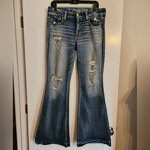 American Eagle Boho Artist Flare Jeans